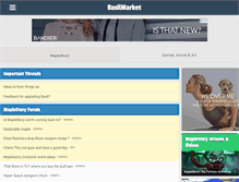 Tablet Screenshot of basilmarket.com